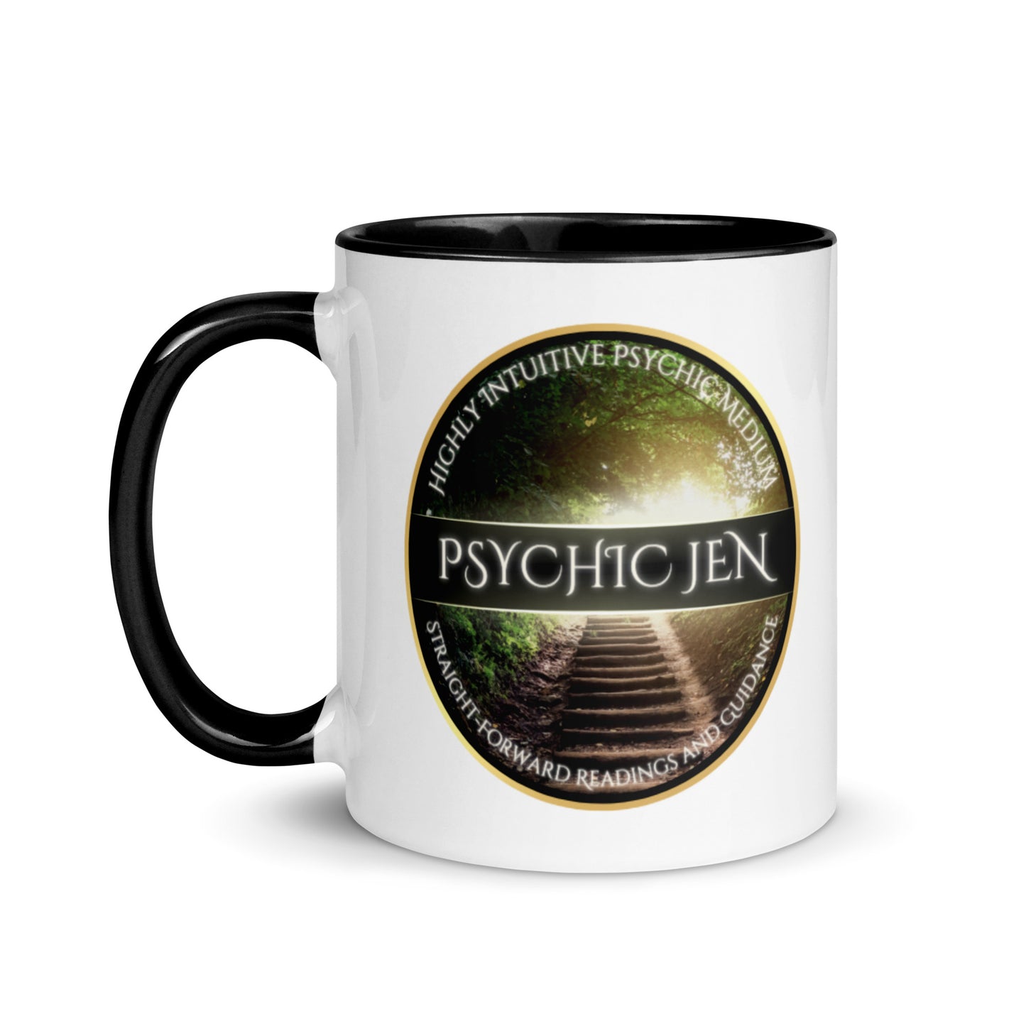 PsychicJen Logo Mug (Color Inside)